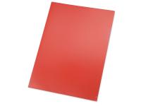 Папка- уголок, для формата А4, плотность 180 мкм, красный матовый, фото